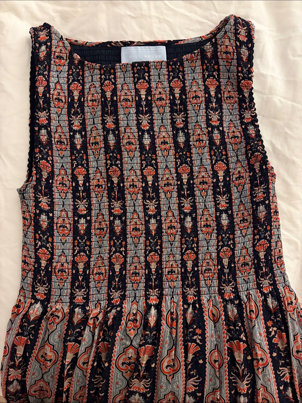 The Cosima Nap Dress - Navy Emma Stripe - Picture 3 of 4